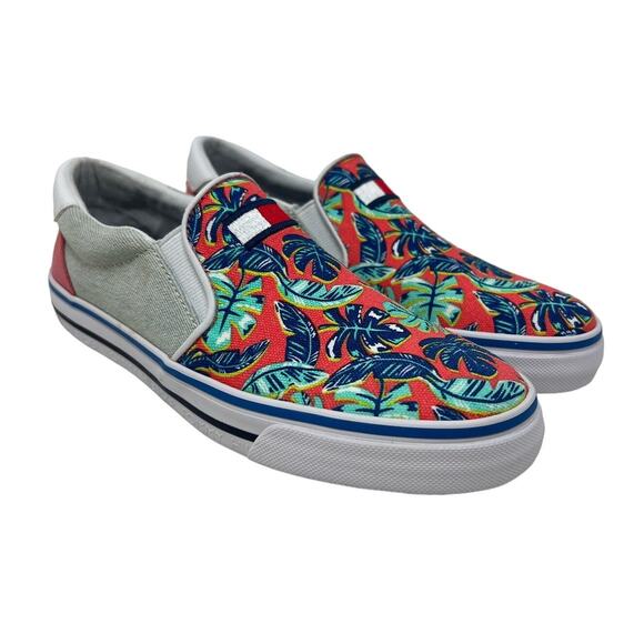 Tommy Hilfiger Oaklyn 3 Canvas Floral Tropical Casual Slip-On Sneakers 5.5 - Picture 1 of 6